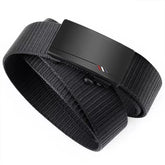 Men's Woven Nylon Belt – Automatic Buckle for Outdoor Sports & Fashion - Himpall